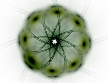 Soyut fraktal desen ve şekiller. Fraktal doku parmak izi.