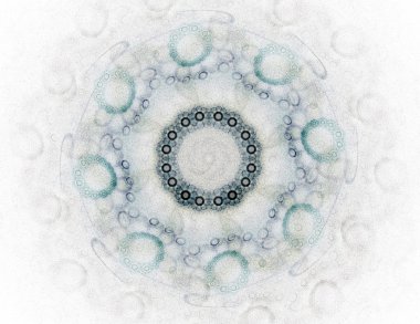 vitray çiçek veya kelebek, dijital fractal sanat tasarım