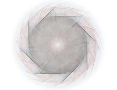 Soyut fraktal desen ve şekiller. Fraktal doku parmak izi.