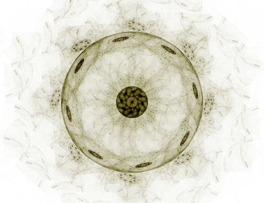 Soyut fraktal enkaz, yaratıcı grafik tasarım için dijital sanat