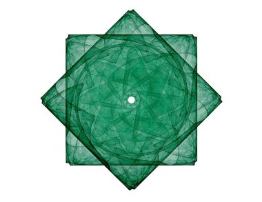 Soyut fraktal desen ve şekiller. Fraktal doku parmak izi.