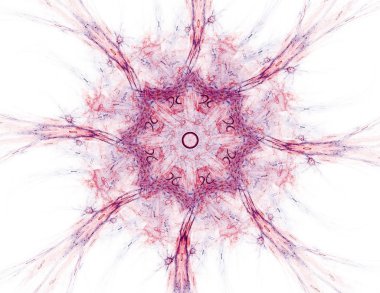 Soyut fraktal desen ve şekiller. Fraktal doku parmak izi.