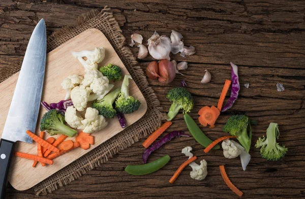 Mezclar verduras frescas — Foto de Stock