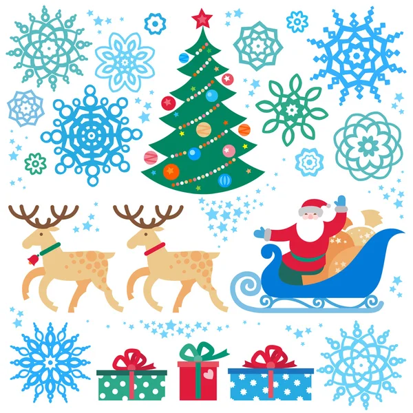 Set of Christmas icons — Stock Illustration Set of Christmas icons Stock Illustration