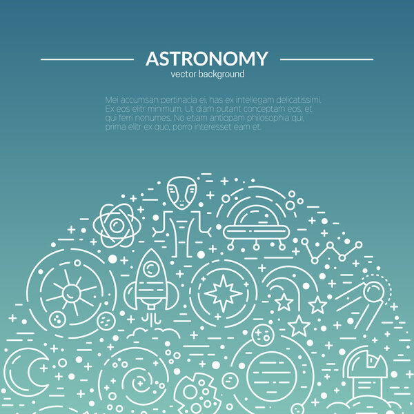 Space Banner template