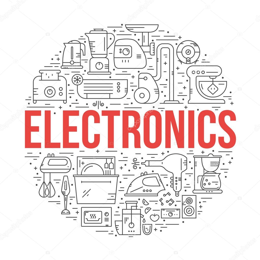 Home Electronics icons