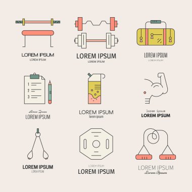 Vücut geliştirme Logo koymak