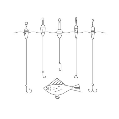 Fishing Gears illustration