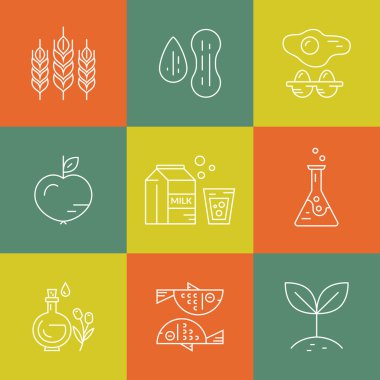 Gıda alerjenleri simgeler