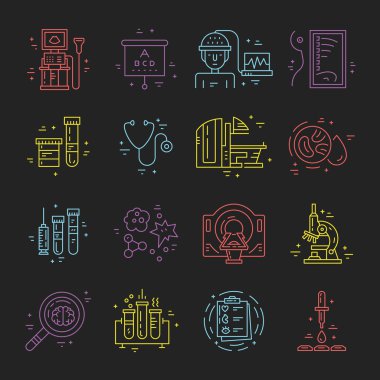 tıbbi simgeler ayarlandı