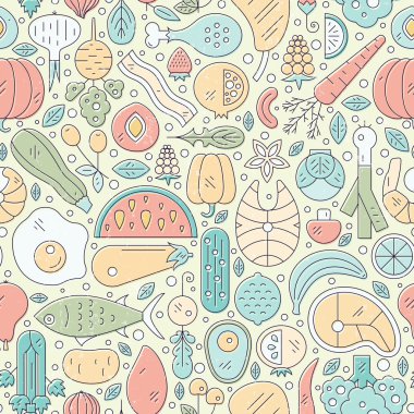 sağlıklı gıda seamless modeli