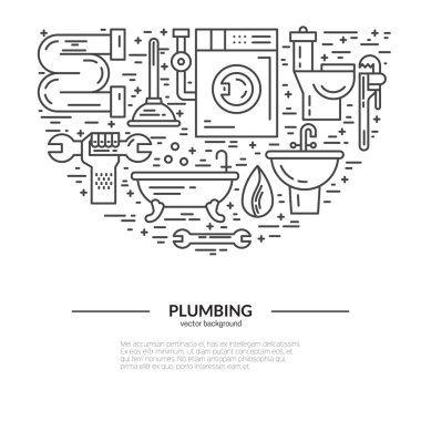 House plumbing concept