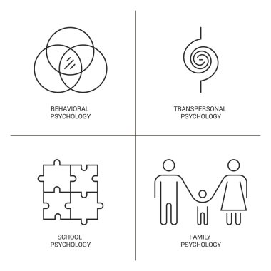 Psychology Logo icons clipart