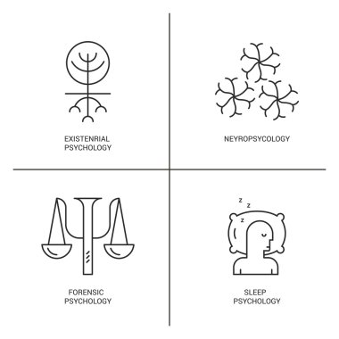 Psychology Logo icons  clipart