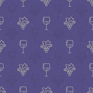Şarap elemanları ile Seamless Modeli