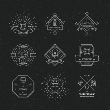 Hipster Wine Logo