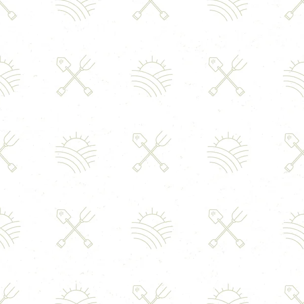 Agricultural seamless Pattern — 스톡 벡터