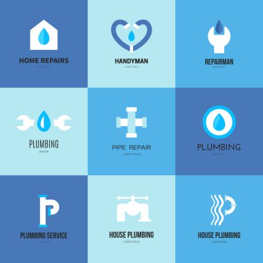 işçi ve ev onarım sembolleri