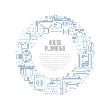 House plumbing concept