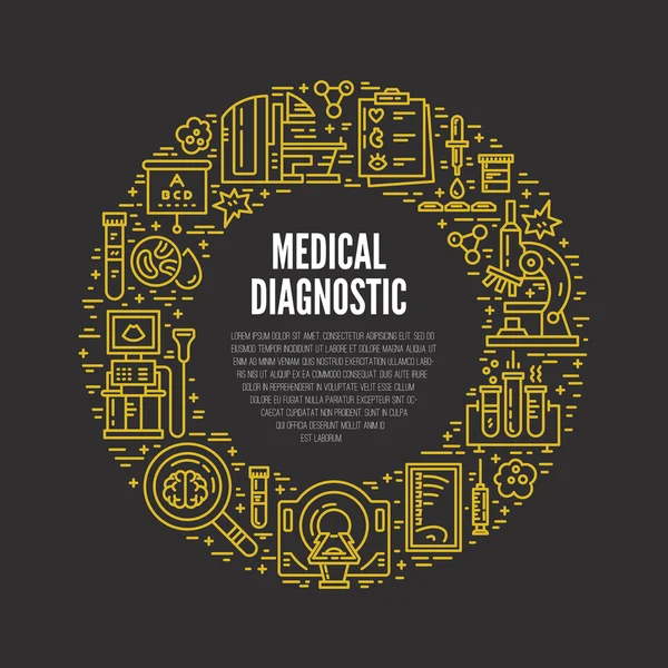 Ilustración de diseño médico — Vector de stock