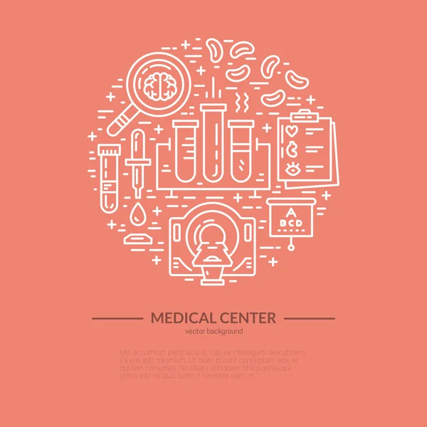 Medical Research illustration — Stock Vector