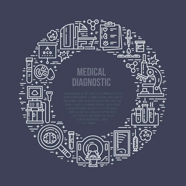 Medical banner design template — 스톡 벡터
