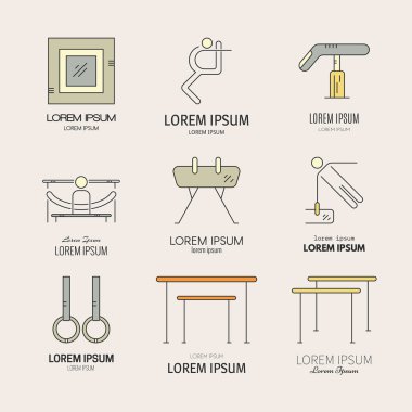 Artistik Jimnastik Logo koymak 