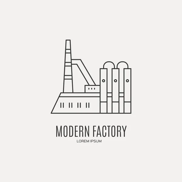 Логотип завода — стоковый вектор