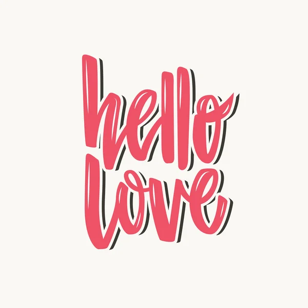 Γεια σας αγάπη γράμματα — Διανυσματικό Αρχείο