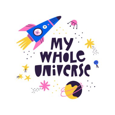 Tüm evrendeki elim çizildi.