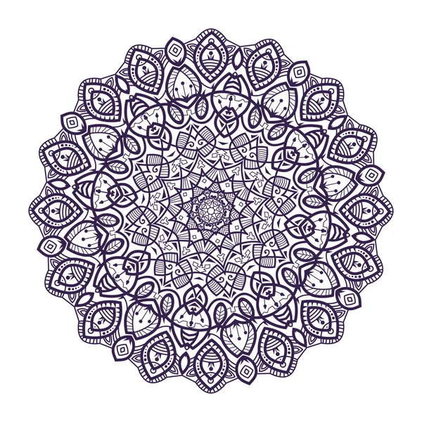 Mandala - traditionell indisk symbol — Stock vektor