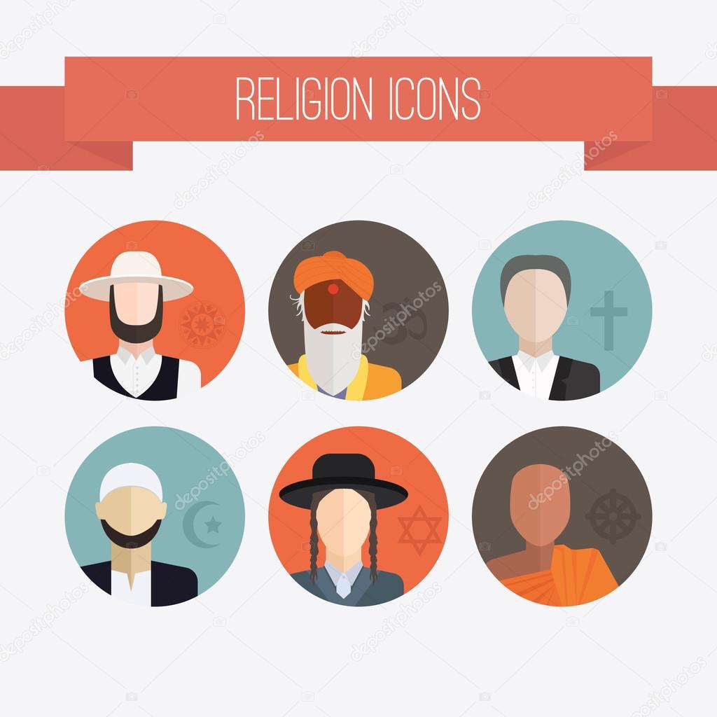 Religion People Icons