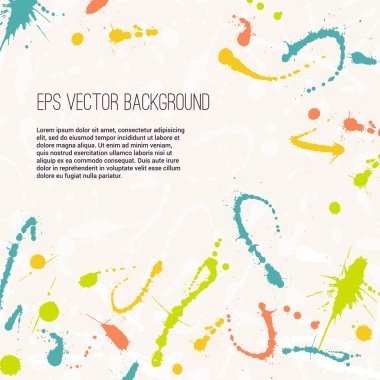 soyut suluboya sıçraması