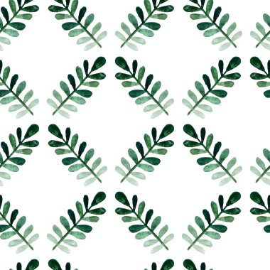 çiçek suluboya seamless modeli