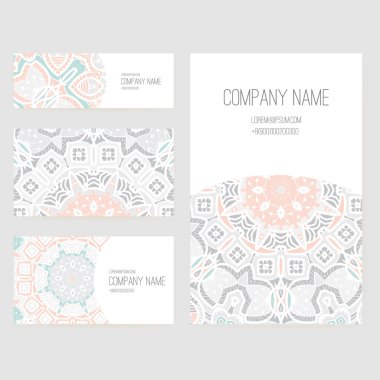 İş kartı dantel süsleme ile dizi