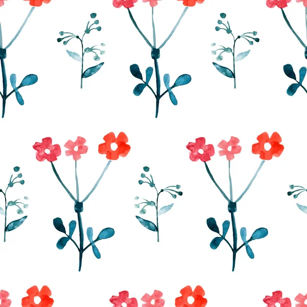 花のシームレスなパターン. — ストックベクタ