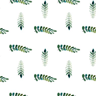 Suluboya kusursuz desen