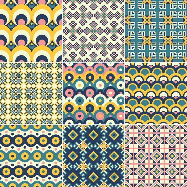 Pattern Set — Stock Vector