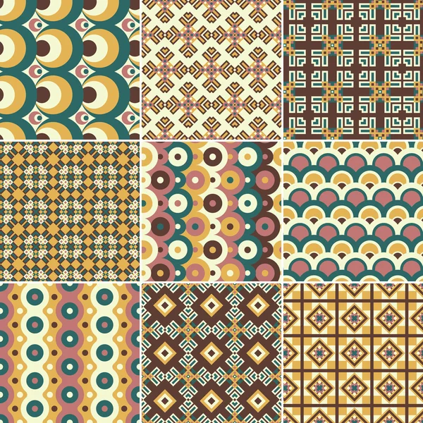 Pattern Set — Stock Vector