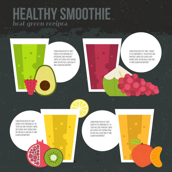 Fresh Smoothie — Stock Vector