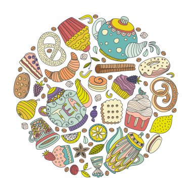 Pişmiş eşya ve tasarımınız için tatlılar