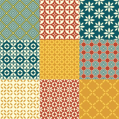 kesintisiz geometrik desenleri.