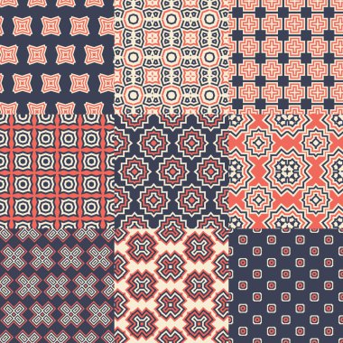 kesintisiz geometrik desenleri.