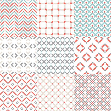 kesintisiz geometrik desenleri.