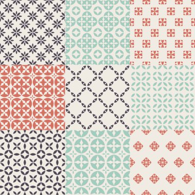 kesintisiz geometrik desenleri.