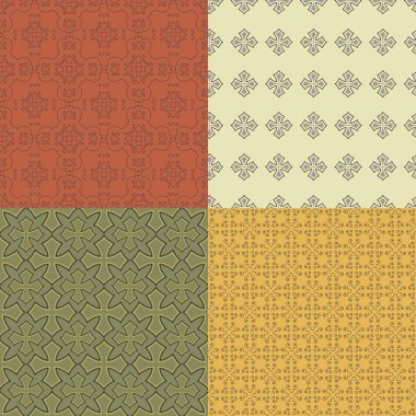 kesintisiz geometrik desenleri.