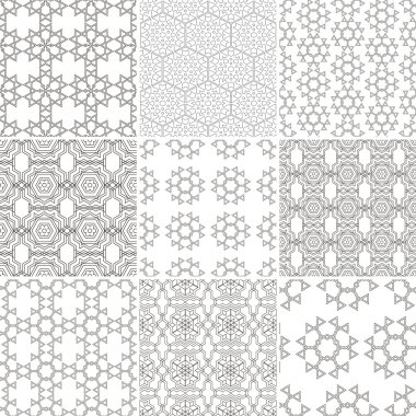 kesintisiz geometrik desenleri.