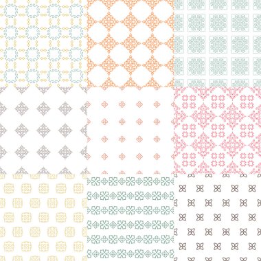 kesintisiz geometrik desenleri.