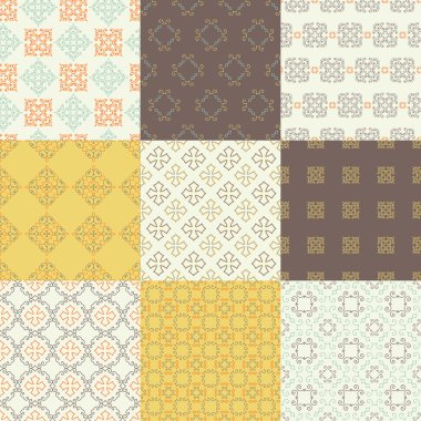 kesintisiz geometrik desenleri.