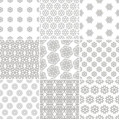 kesintisiz geometrik desenleri.